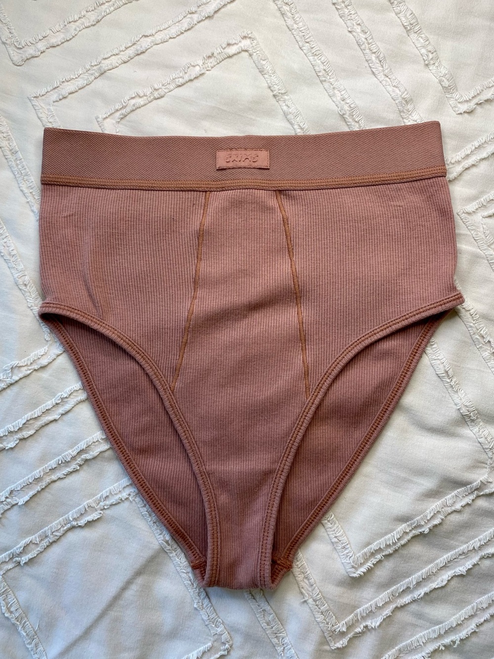 SKIMS Ribbed High-Waist Briefs